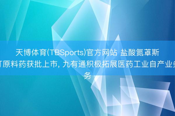 天博体育(TBSports)官方网站 盐酸氮䓬斯汀原料药获批上市, 九有通积极拓展医